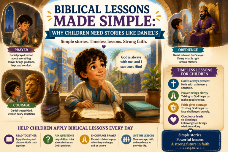 Biblical Lessons Made Simple: Why Children Need Stories Like Daniel’s